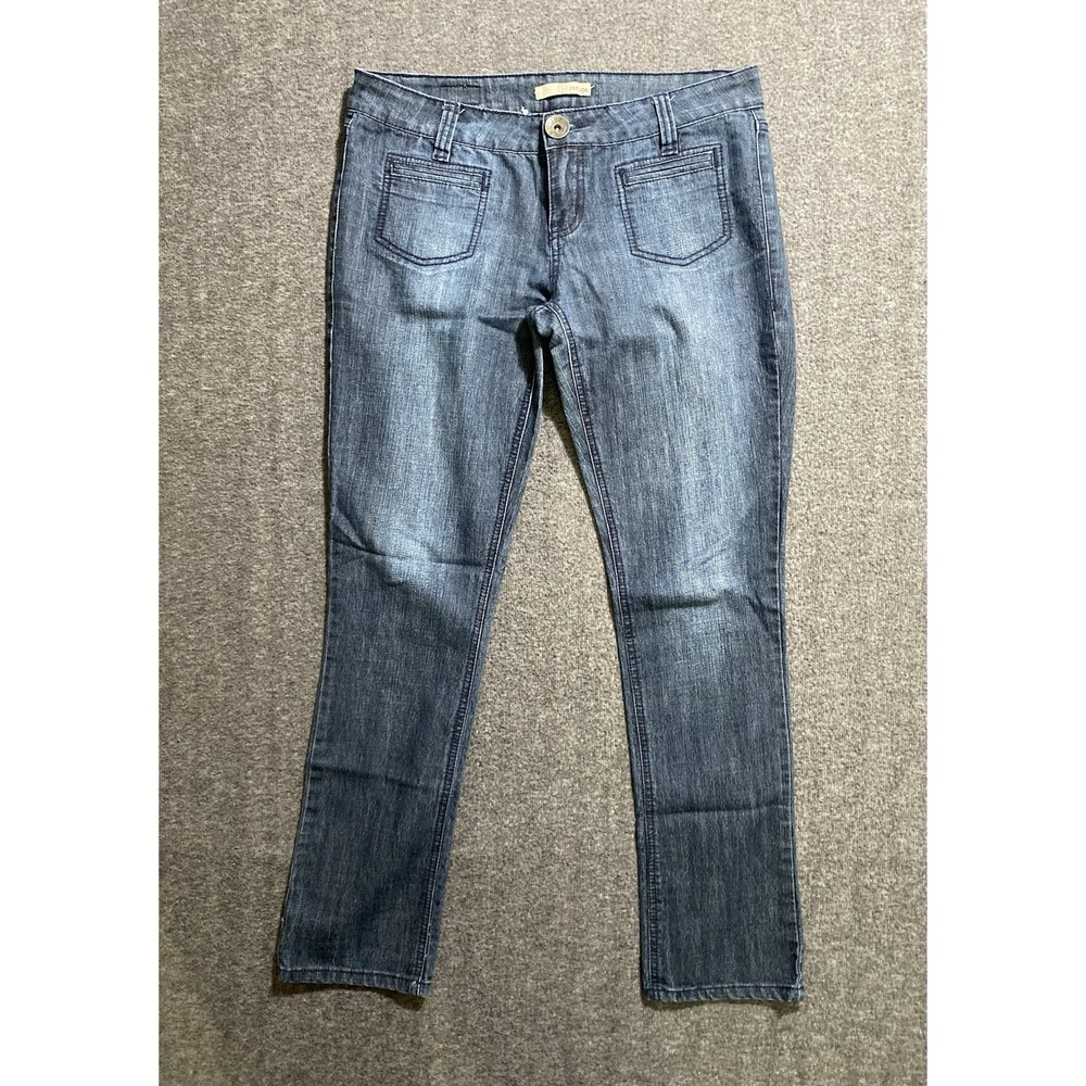 Refuge Premium Blue Skinny Jeans Juniors Size 9 Low Rise Stretch Denim